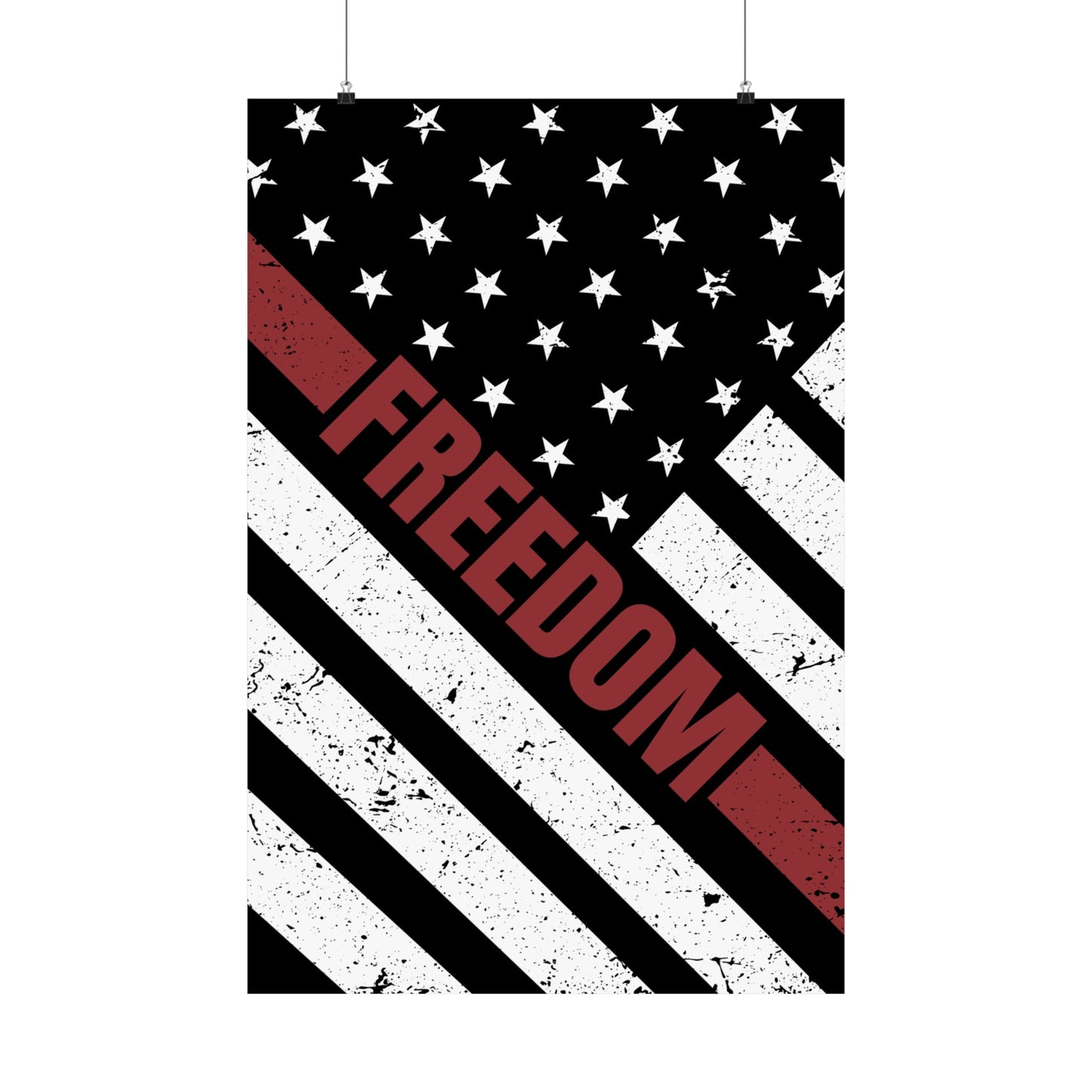 Freedom Flag Poster