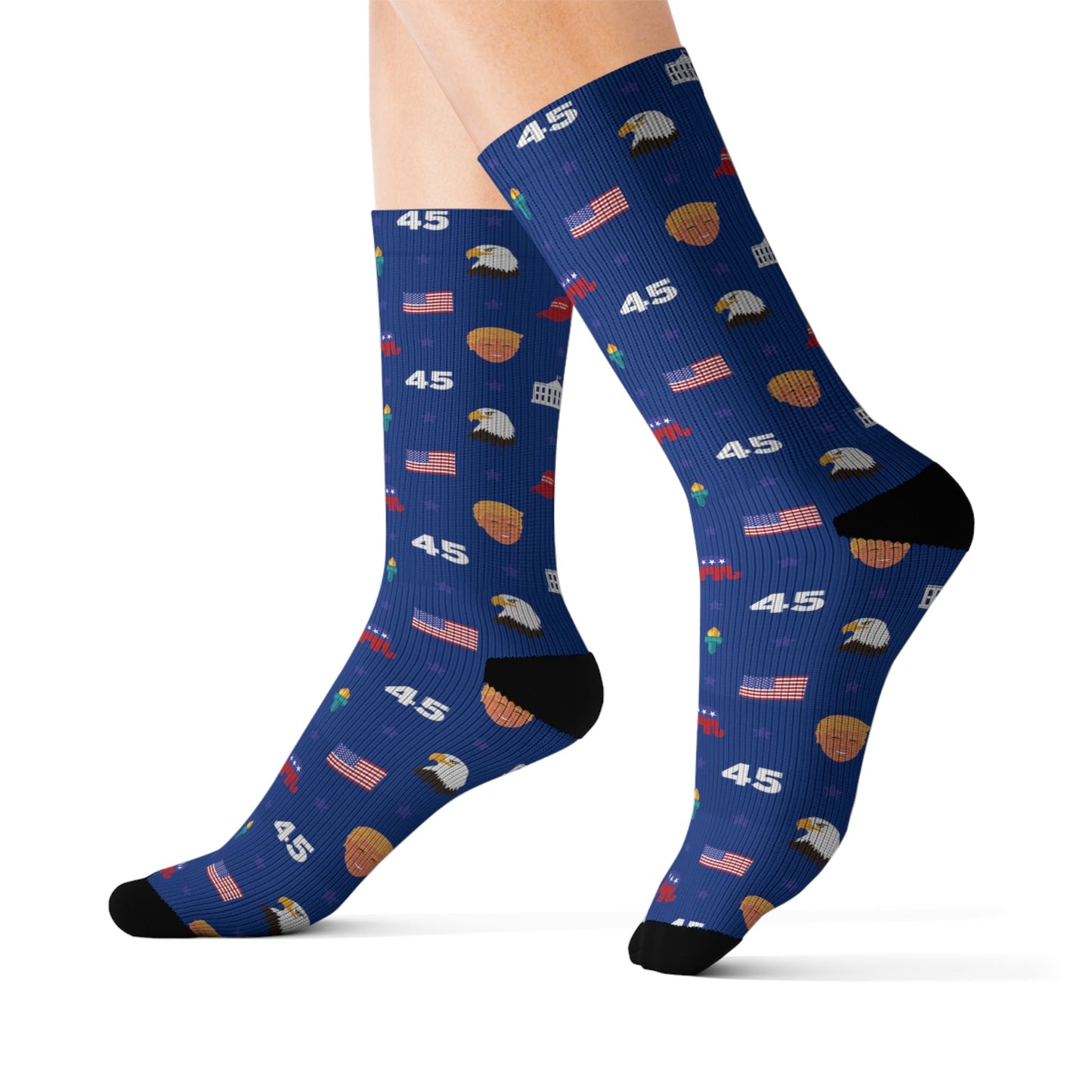 Trump 45 Pattern Socks