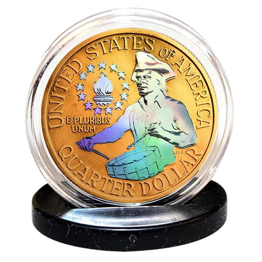 "1976 Independence" Hologram - Bicentennial 24K Gold Quarter