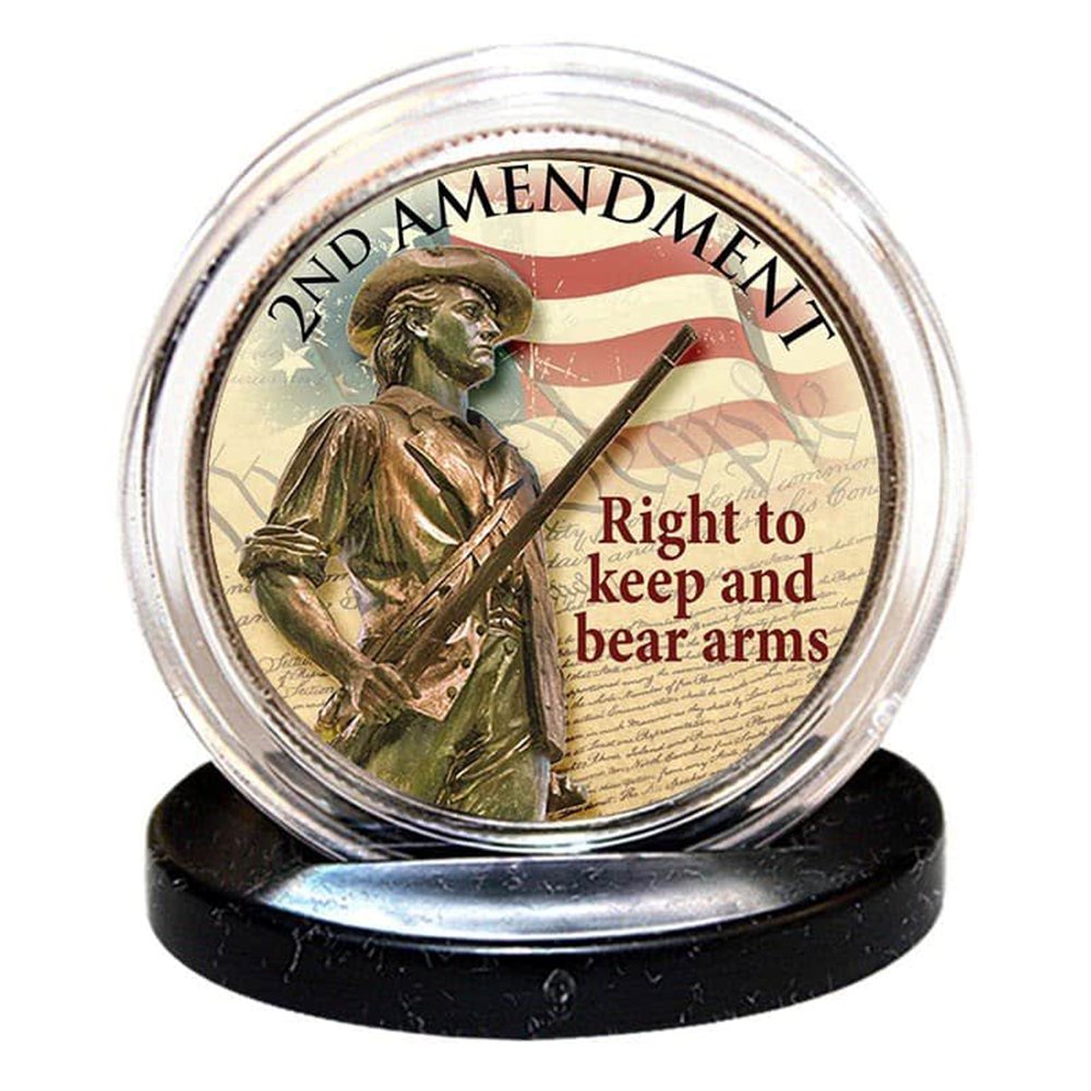 "2nd Amendment" - Authentic JFK Half Dollar