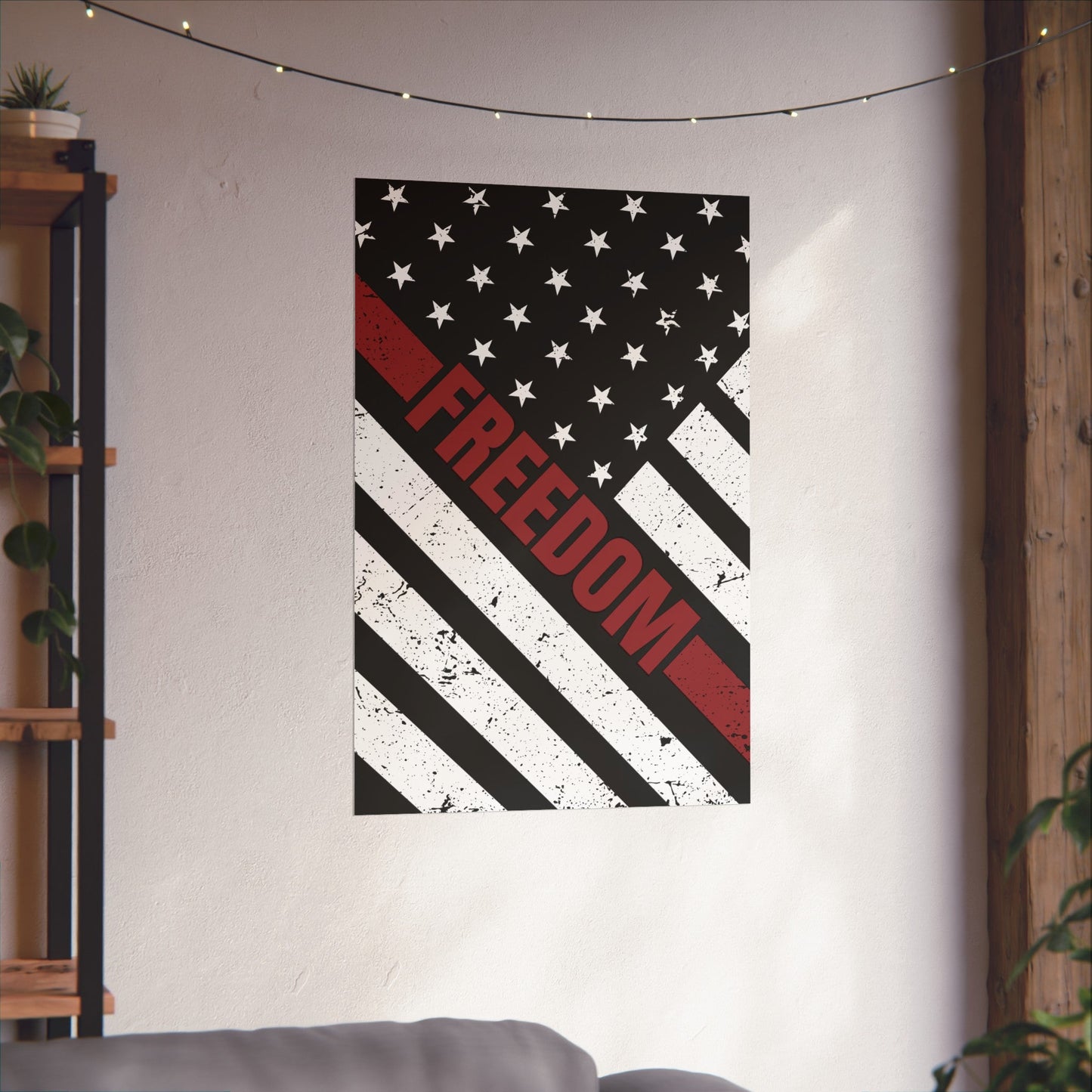 Freedom Flag Poster