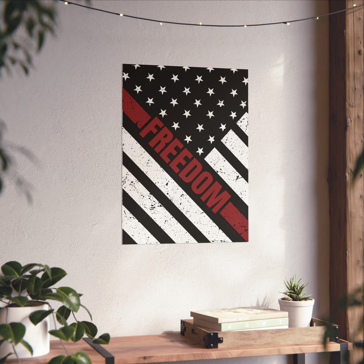 Freedom Flag Poster