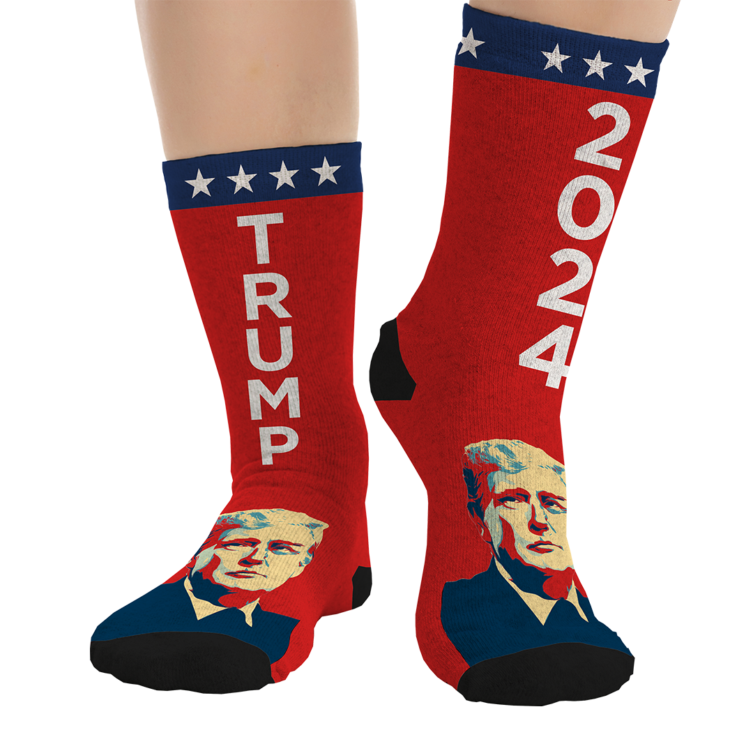 Red MAGA Socks