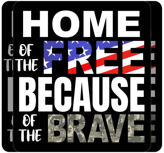 Home Of The Free - Decal