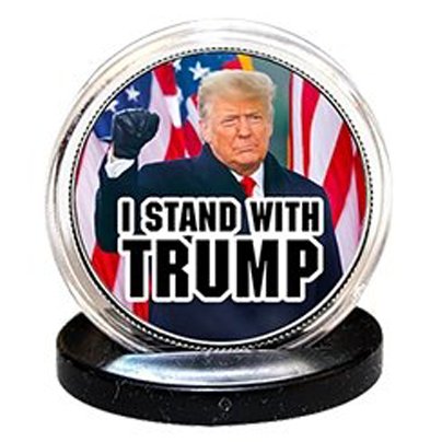 "I Stand With Trump" - Authentic JFK Half Dollar