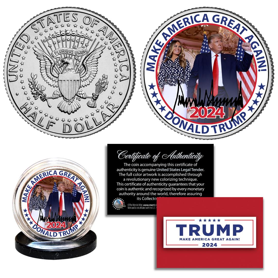 MAGA 2024 - Authentic JFK Half Dollar