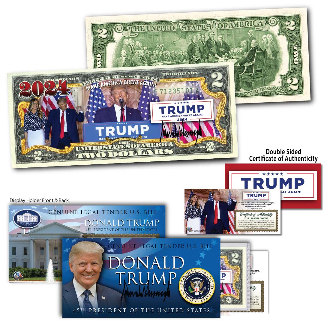 MAGA 2024 - Genuine Legal Tender U.S. $2 Bill