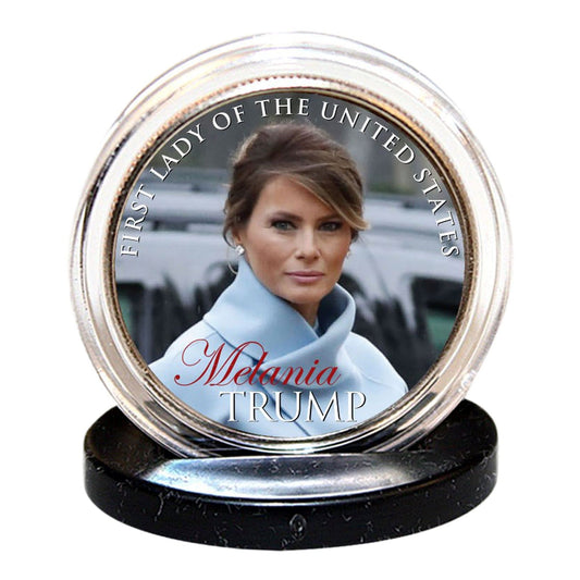 Melania Trump - "First Lady Of The United States" - Authentic JFK Half Dollar