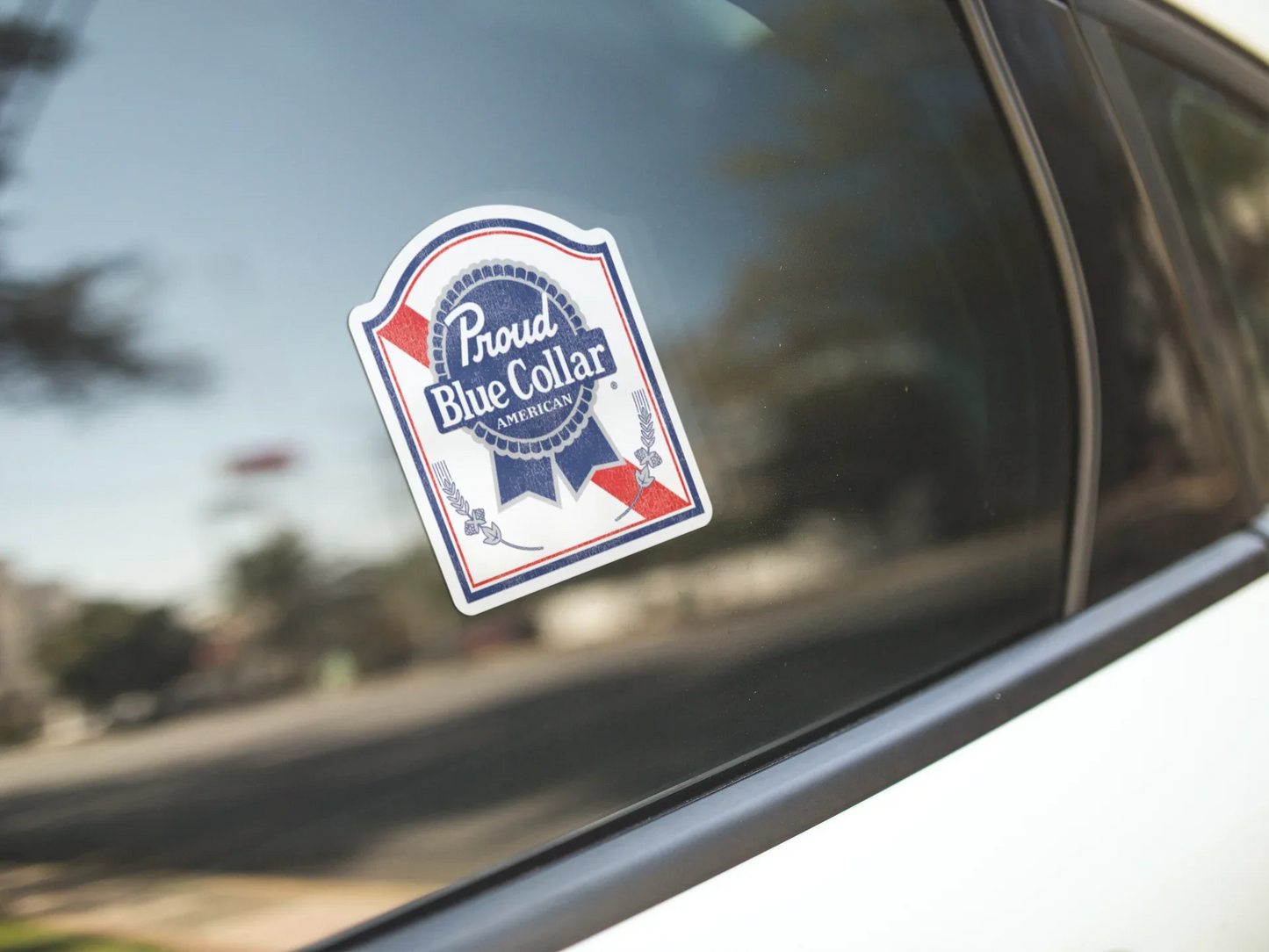 Proud Blue Collar Decal