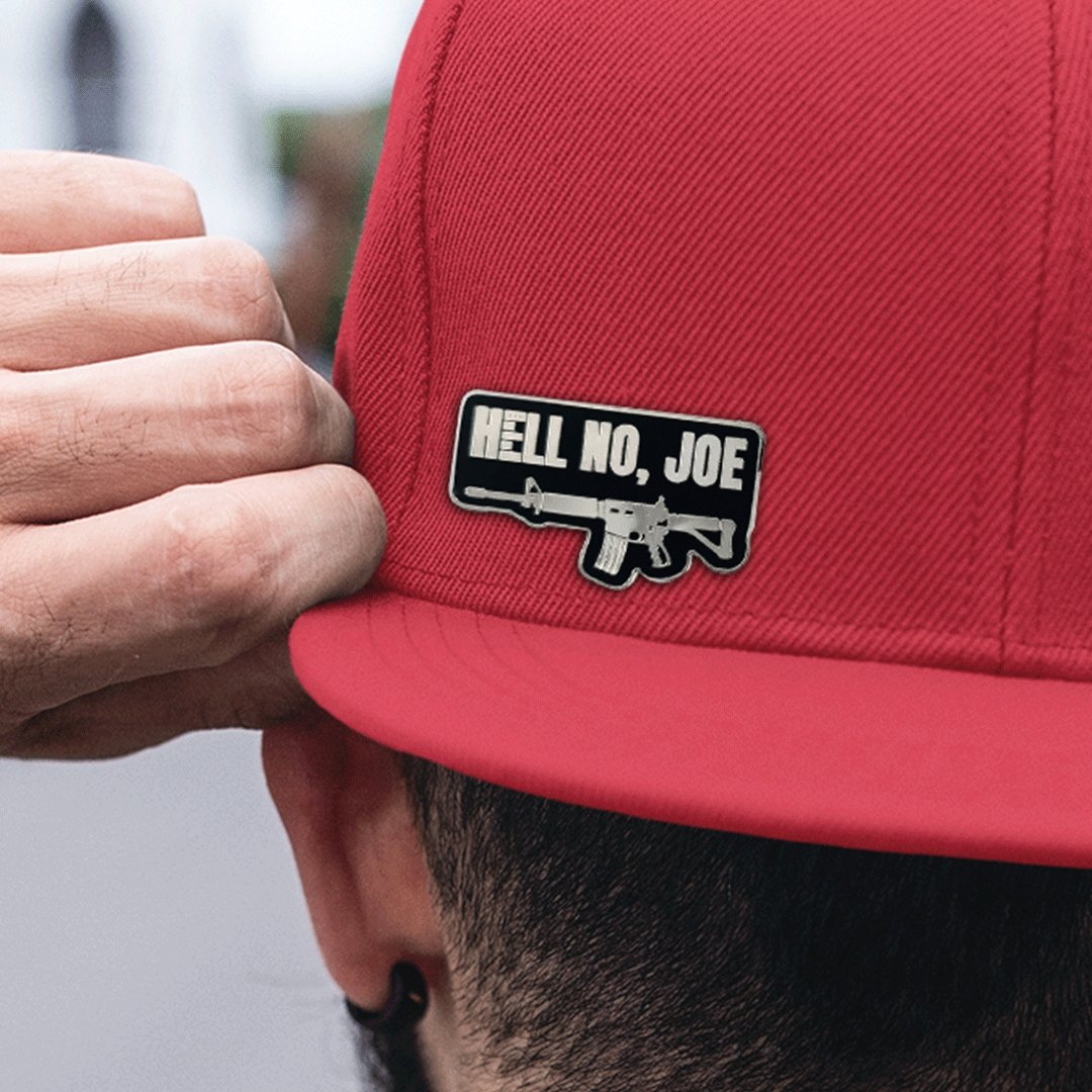 Hell No Joe Lapel Pin