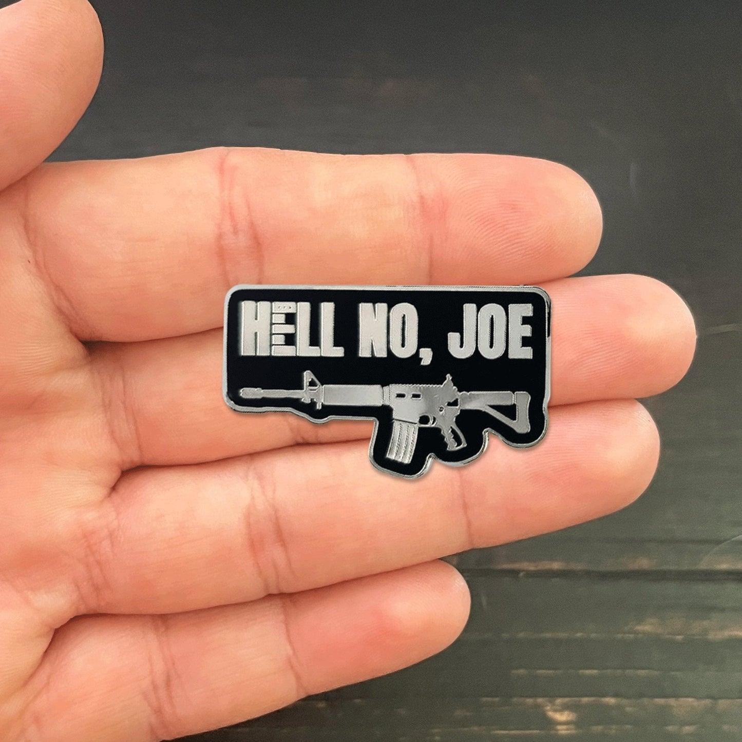 Hell No Joe Lapel Pin