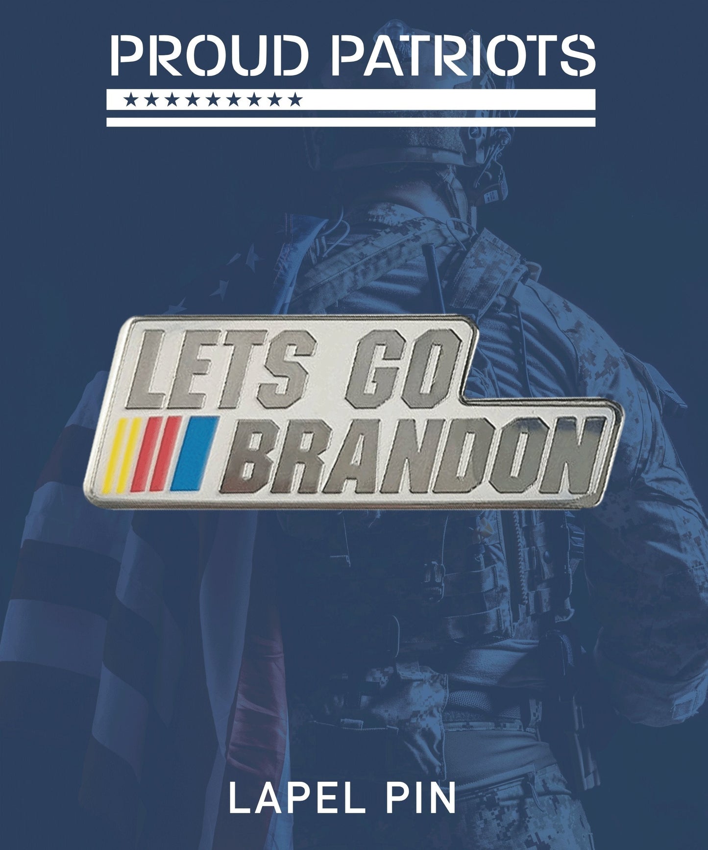 Let's Go Brandon Lapel Pin