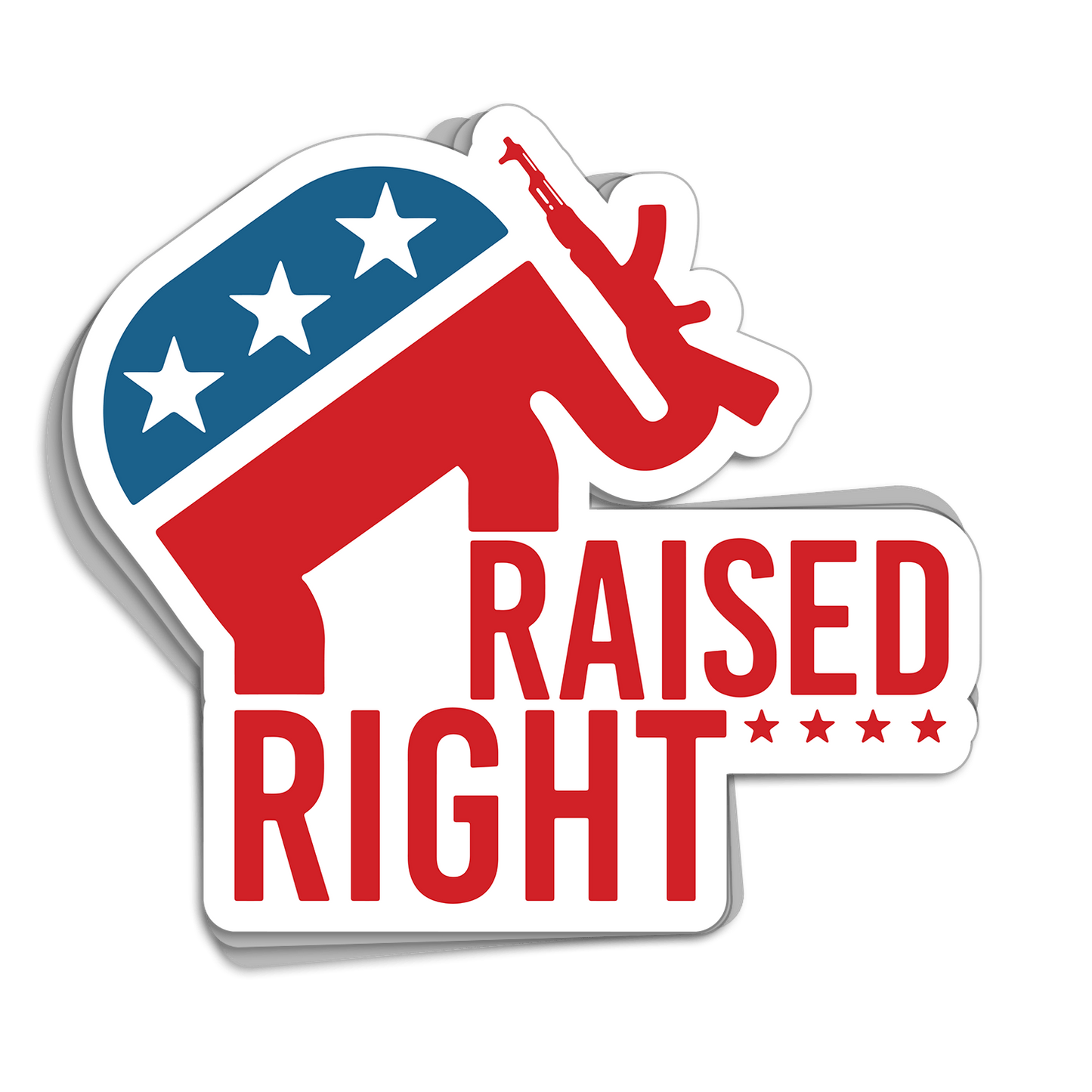 Raised Right - Decal