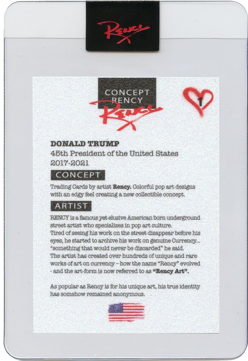 Rency "Trump" - Trading Card