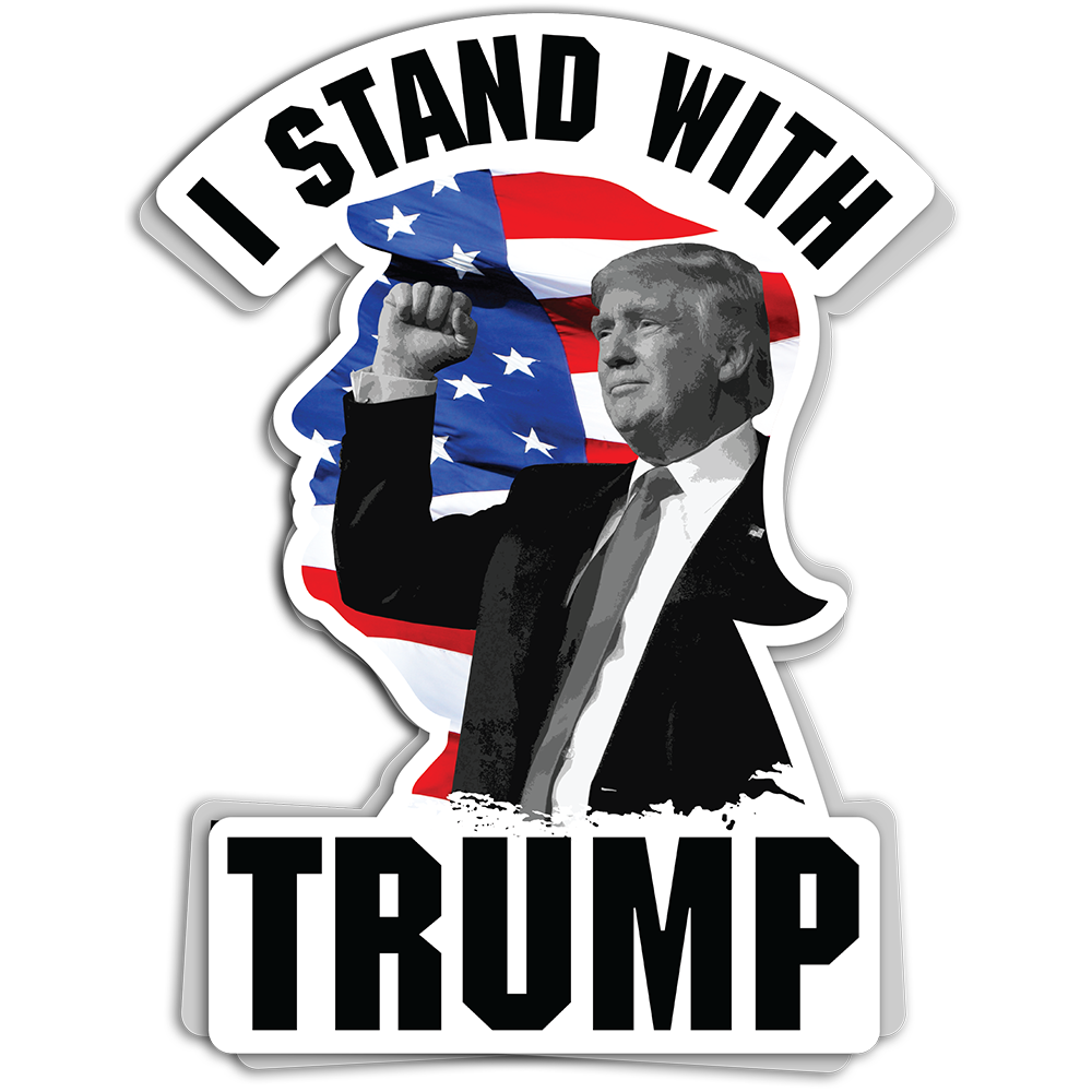 I Stand With Trump Decal