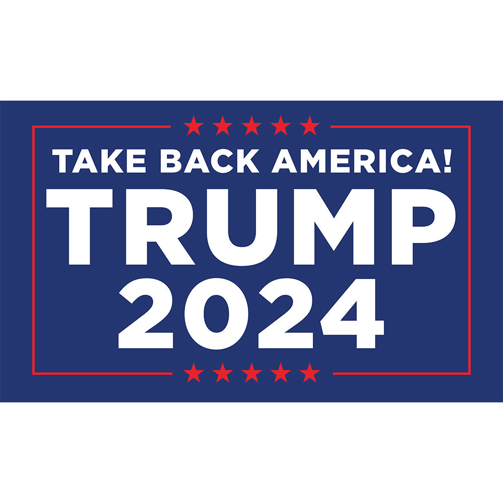 Take Back America Trump 2024 Flag