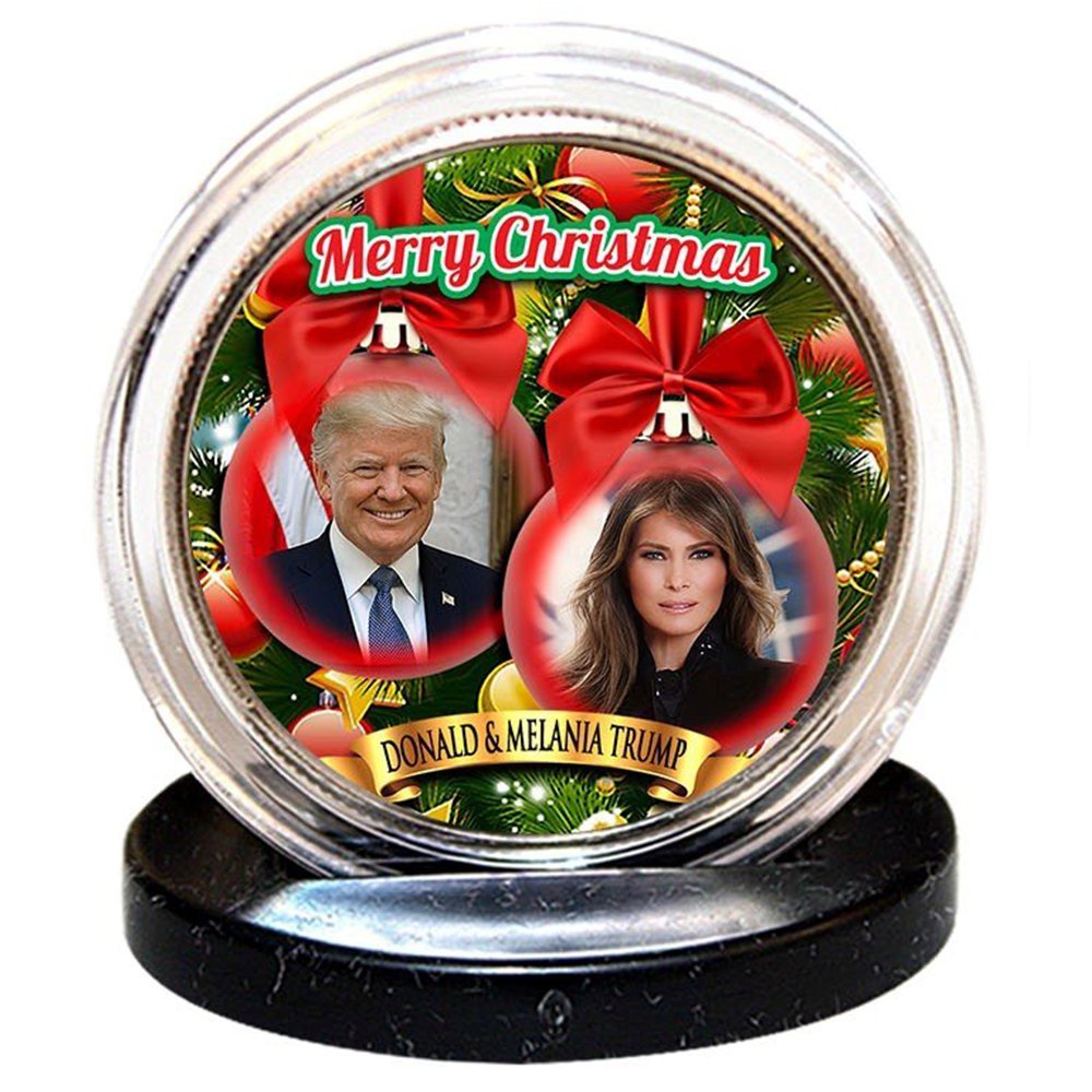 Trump Family Merry Christmas (Genuine Legal Tender U.S. JFK Coin)