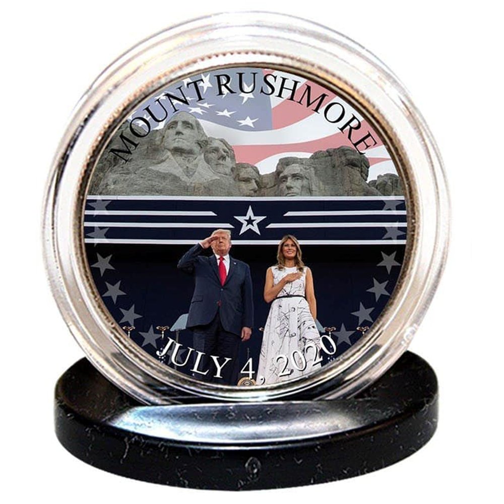 "Trump & Melania - Mt. Rushmore" - Authentic JFK Half Dollar