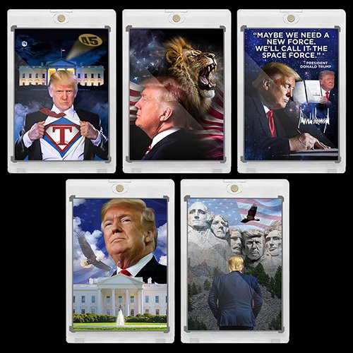 Trump Physical Trading Cards - Collection #2 (Limited Print Run of 2,500 Units)