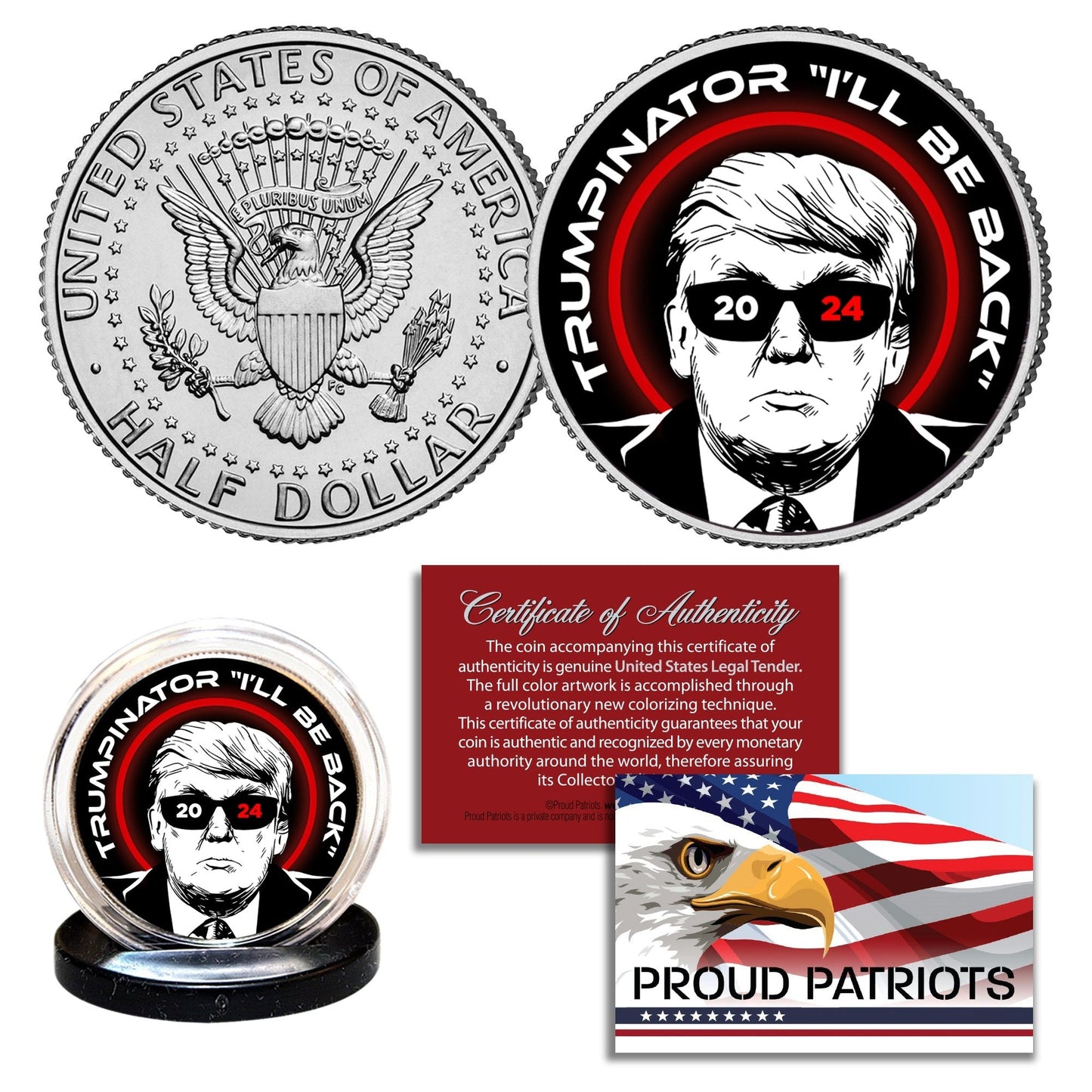 Trumpinator - Authentic JFK Half Dollar